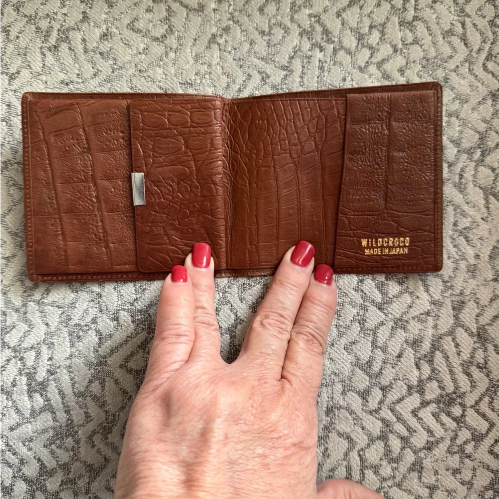 WildCroco Brown Croc Wallet